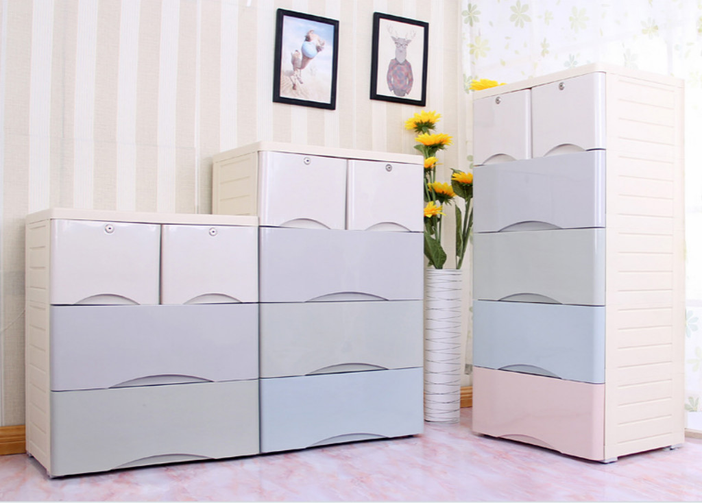 01抽屜柜兒童玩具收納柜衣物雜物儲(chǔ)物柜 抽屜式床頭柜 3層