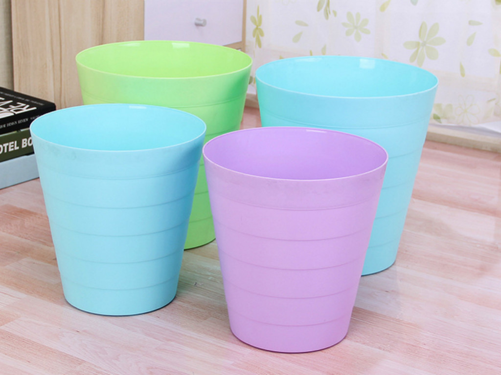 01pp原料客廳塑料垃圾桶 家用垃圾桶衛(wèi)生間廚房收納中桶