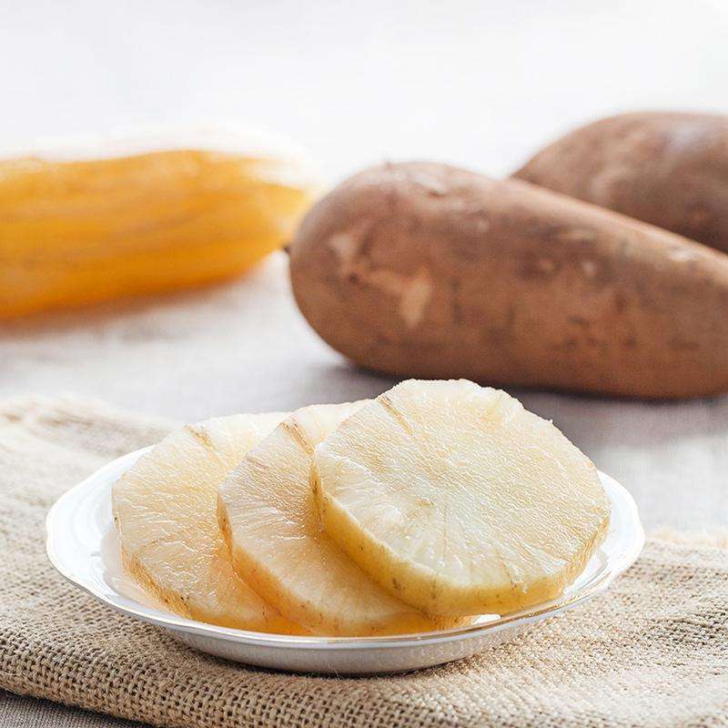 02【天山雪蓮果】現(xiàn)貨 形式甘薯 現(xiàn)挖的雪蓮果9斤裝